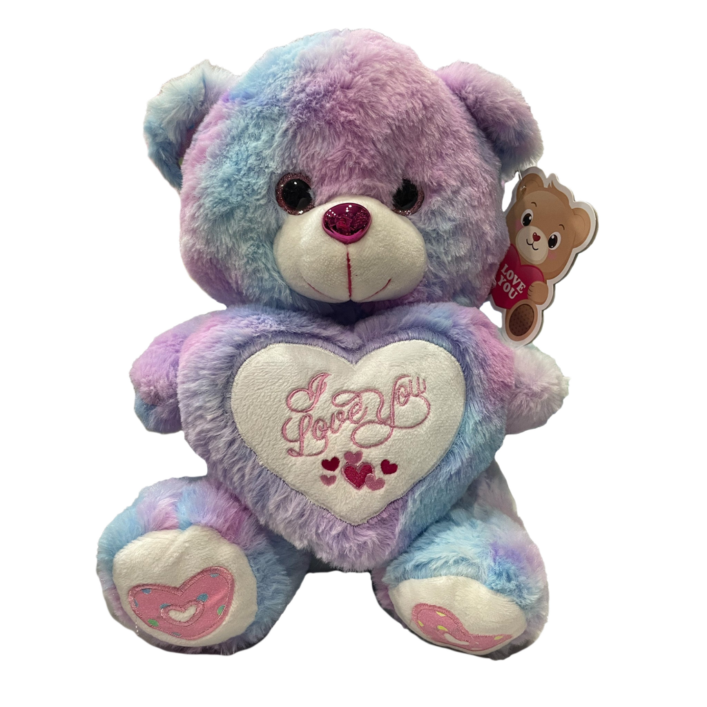 12-inch Teddy Bear Light & Music with Heart