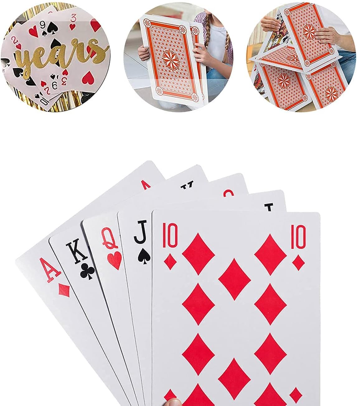 Giant playing cards deck