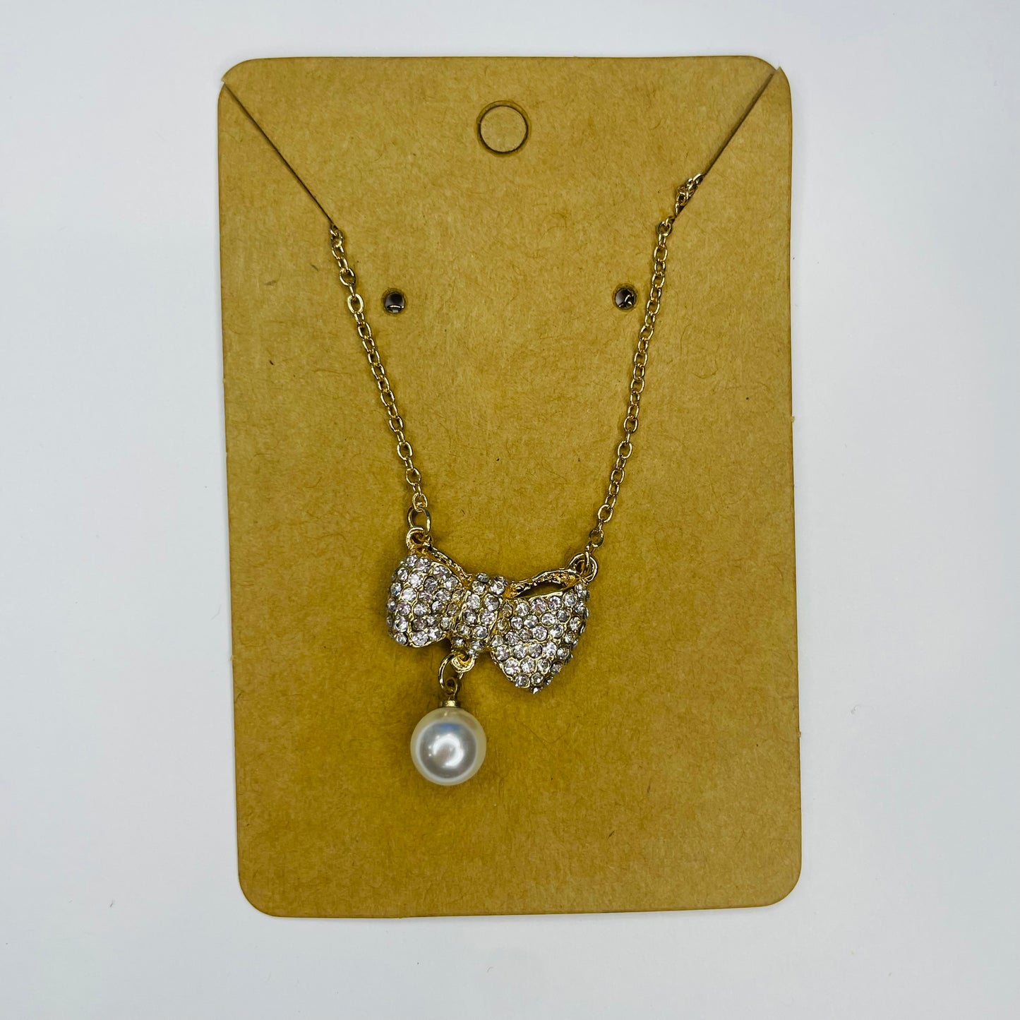 Necklace "Bow Pearl"