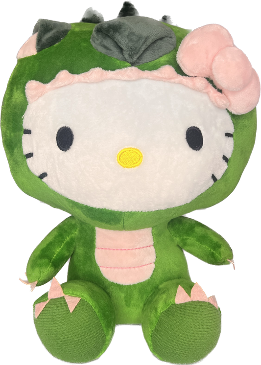 7.0in Dinosaur hello Kitty Stuffed Toy
