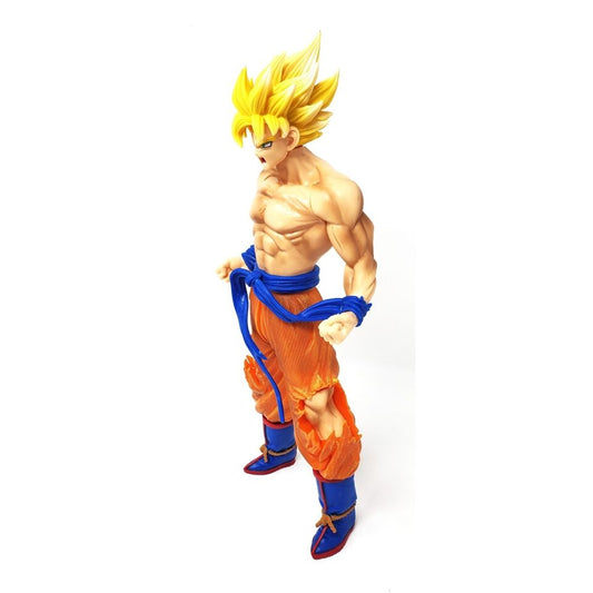 13" Tall Figurine "Son Goku" Super Saiyan Fighting Yellow Hair